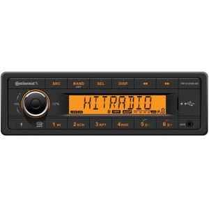 Continental  TR7412UB-OR AM/FM Radio Receiver USB Port Bluetooth Marine Stereo