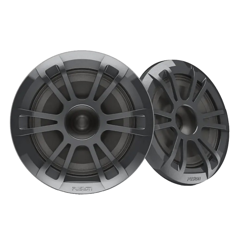 Fusion 010-02080-23  EL Series Shallow Mount 6.5″ 80 Watt Classic Gray Waterproof Marine Speakers