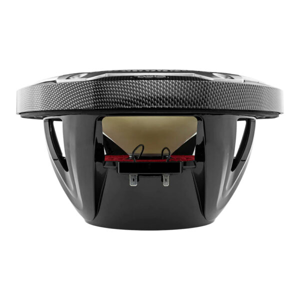 DS18 CF10M Carbon Fiber 10″ HYDRO Coaxial 2-Way 600 Watt Waterproof Marine Speakers With RGB LED Lights