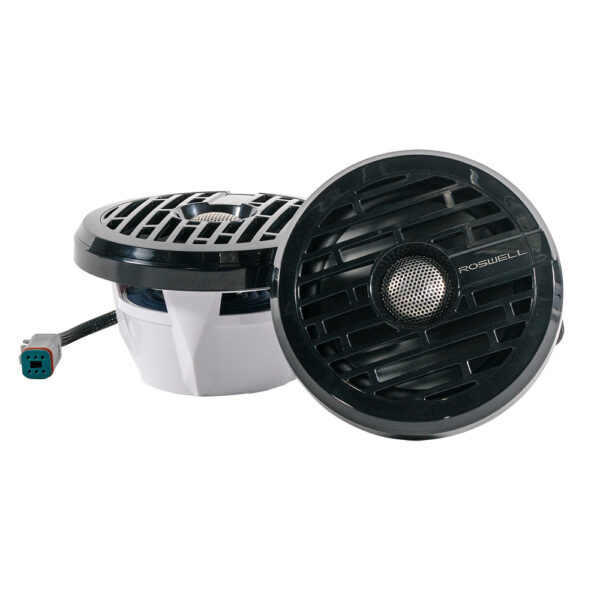 Roswell C920-1601 R1 6.5″ Black Coaxial Waterproof Marine Speakers With RGB LED Lighting