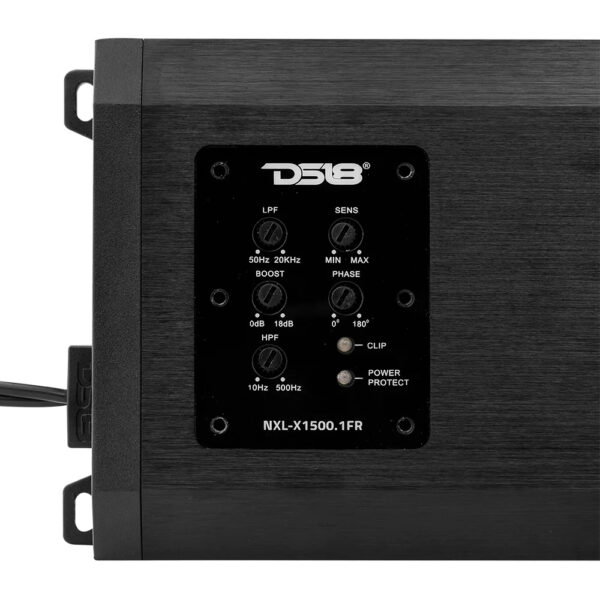 DS18 NXL-X1500.1FR 1 Channel 1500 Watt Waterproof Digital Marine/Powersports Amplifier