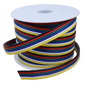 6 Wire Cable For LED Lights 33 Ft 22 Gauge