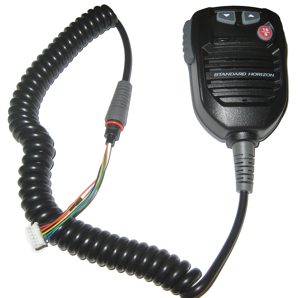 Standard Horizon Replacement VHF Mic For GX2000B, GX2100B, GX2150B, GX2200B - Black