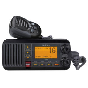 Uniden UM435 Fixed Mount VHF Radio – Black