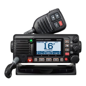 Standard Horizon GX2400B Matrix Black VHF With AIS, Integrated GPS, NMEA 2000 30W Hailer, & Speaker Mic