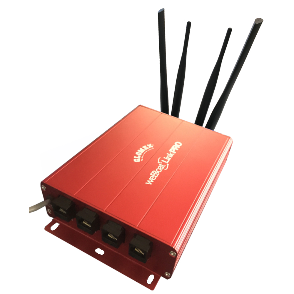 Glomex WeBBoat® Link Pro Dual-SIM 4G/WiFi Indoor Unit Coastal & Ocean Internet System For North America