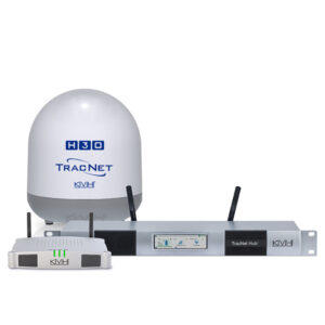 KVH TracNet™ H30 Ku-Band Antenna With TracNet Hub