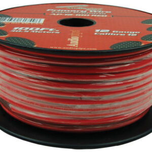Audiopipe AP12100RD 12 Gauge 100Ft Primary Wire Red