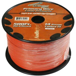 Audiopipe AP14500OR 14 Gauge 500Ft Primary Wire Orange