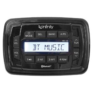 Infinity PRV250 AM/FM Radio Receiver USB Bluetooth Waterproof Marine Stereo