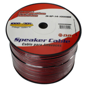Pipeman’s ISSP141000BR 14 Gauge Speaker Cable 1000Ft Black/Red jacket