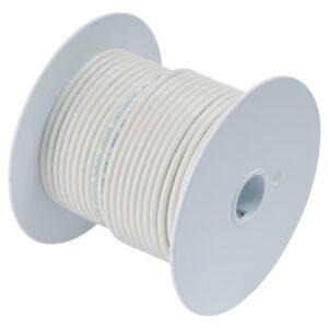 Ancor White 18 AWG Tinned Copper Wire – 100′