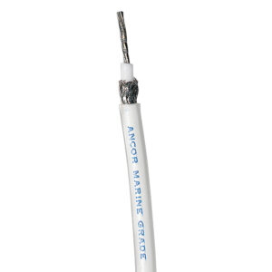 Ancor White RG 213 Tinned Coaxial Cable – 250′