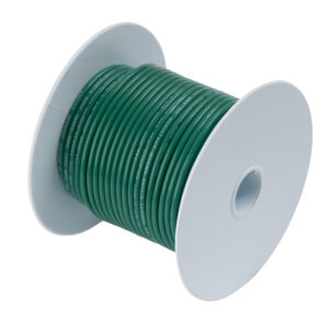 Ancor Tinned Copper Wire – 6 AWG – Green – 25'