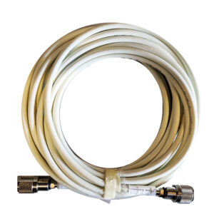 Shakespeare 20' Cable Kit For Phase III VHF/AIS Antennas – 2 Screw On PL259S & RG-8X Cable With FME Mini Ends Included