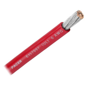 Pacer Red 6 AWG Battery Cable – Sold By The Foot