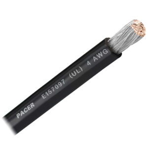 Pacer Black 4 AWG Battery Cable – Sold By The Foot
