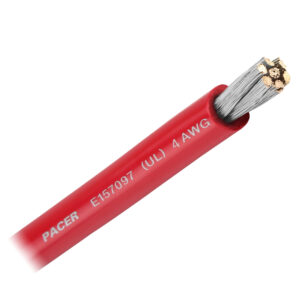 Pacer Red 4 AWG Battery Cable – Sold By The Foot