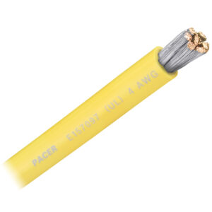 Pacer Yellow 4 AWG Battery Cable – Sold By The Foot