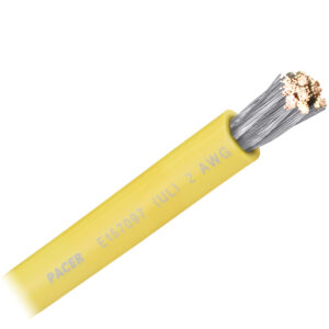 Pacer Yellow 2 AWG Battery Cable – Sold By The Foot