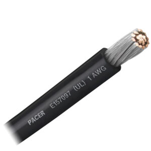 Pacer Black 1 AWG Battery Cable – Sold By The Foot