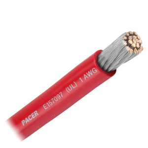 Pacer Red 1 AWG Battery Cable – Sold By The Foot