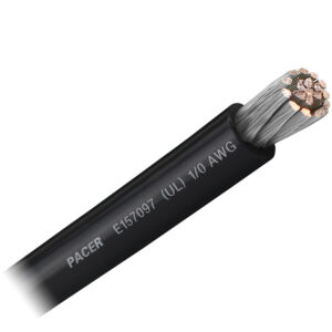 Pacer Black 1/0 AWG Battery Cable – Sold By The Foot