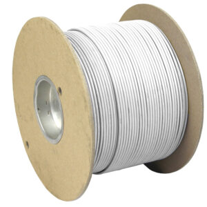 Pacer White 18 AWG Primary Wire – 1,000'