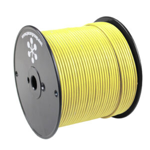 Pacer Yellow 14 AWG Primary Wire – 500'