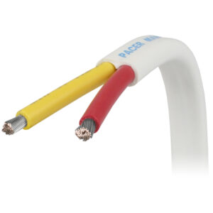 Pacer 18/2 AWG Safety Duplex Cable – Red/Yellow – 100'