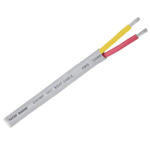 Pacer 16/2 AWG Round Safety Duplex Cable – Red/Yellow – 100'