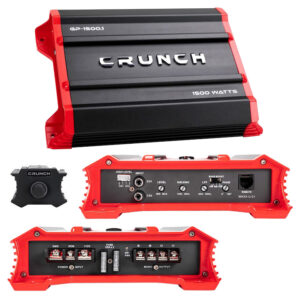 Crunch GP15001 Amplifier Ground Pounder 1 x 750 @ 4 Ohms 1 x 7500 @ 2 Ohms N/A @ 1 Ohms Class A/B